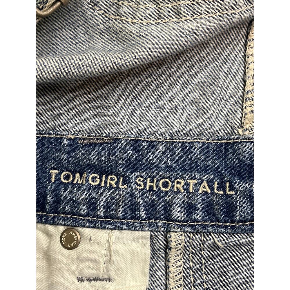 American Eagle Outfitters Tomgirl Shortalls, distressed, size XS - Picture 9 of 12